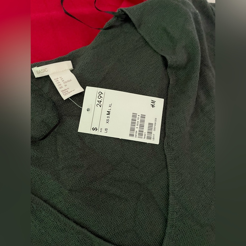 Group of 6 knit cardigans Jcrew H&M Banana Rep Mossimo Premis many NWT all M - Picture 5 of 16